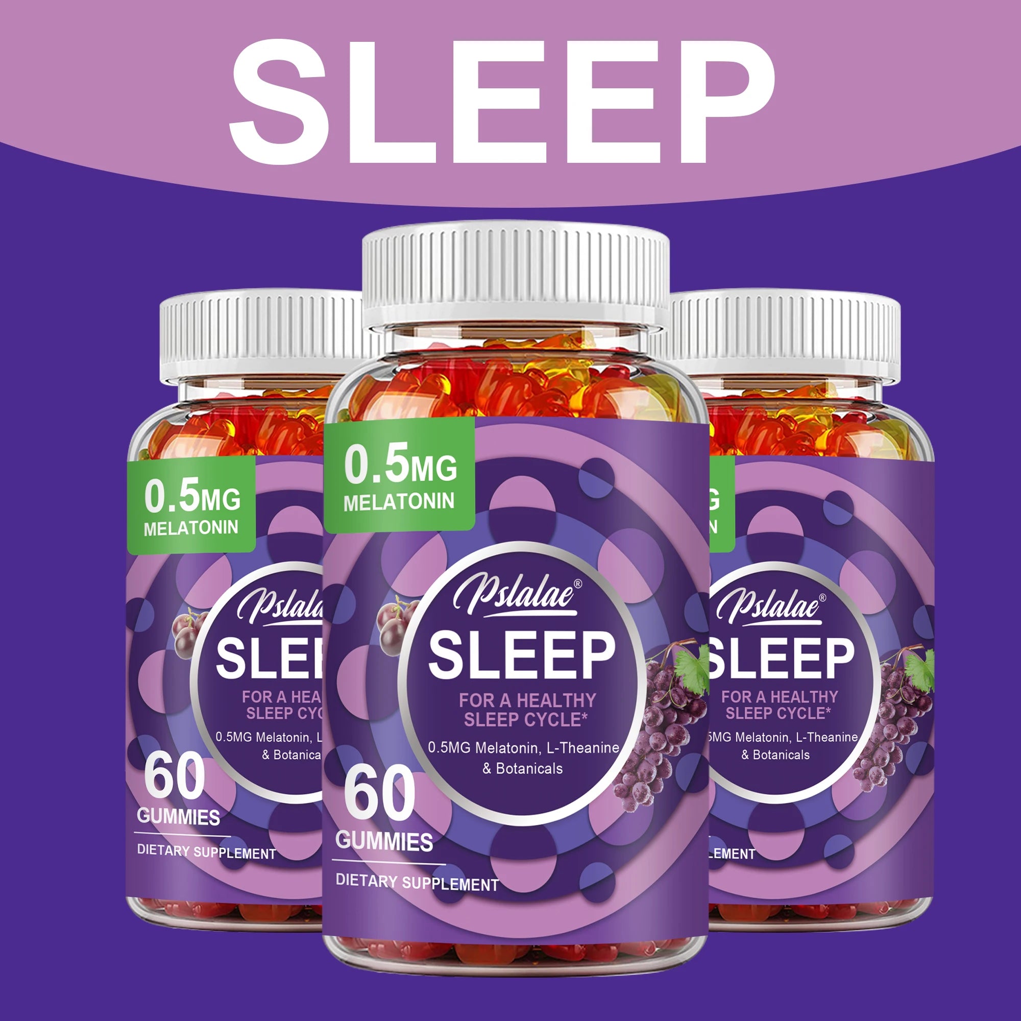 Sleep with Melatonin Gummies