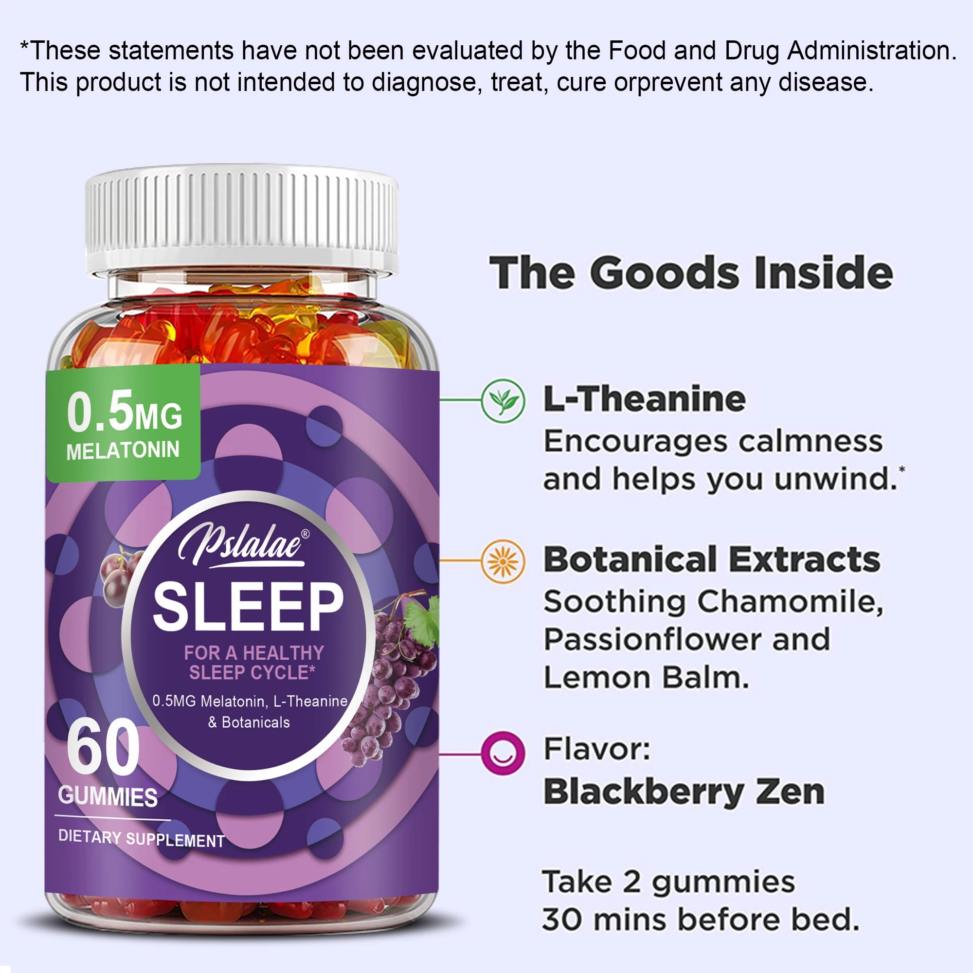 Sleep with Melatonin Gummies