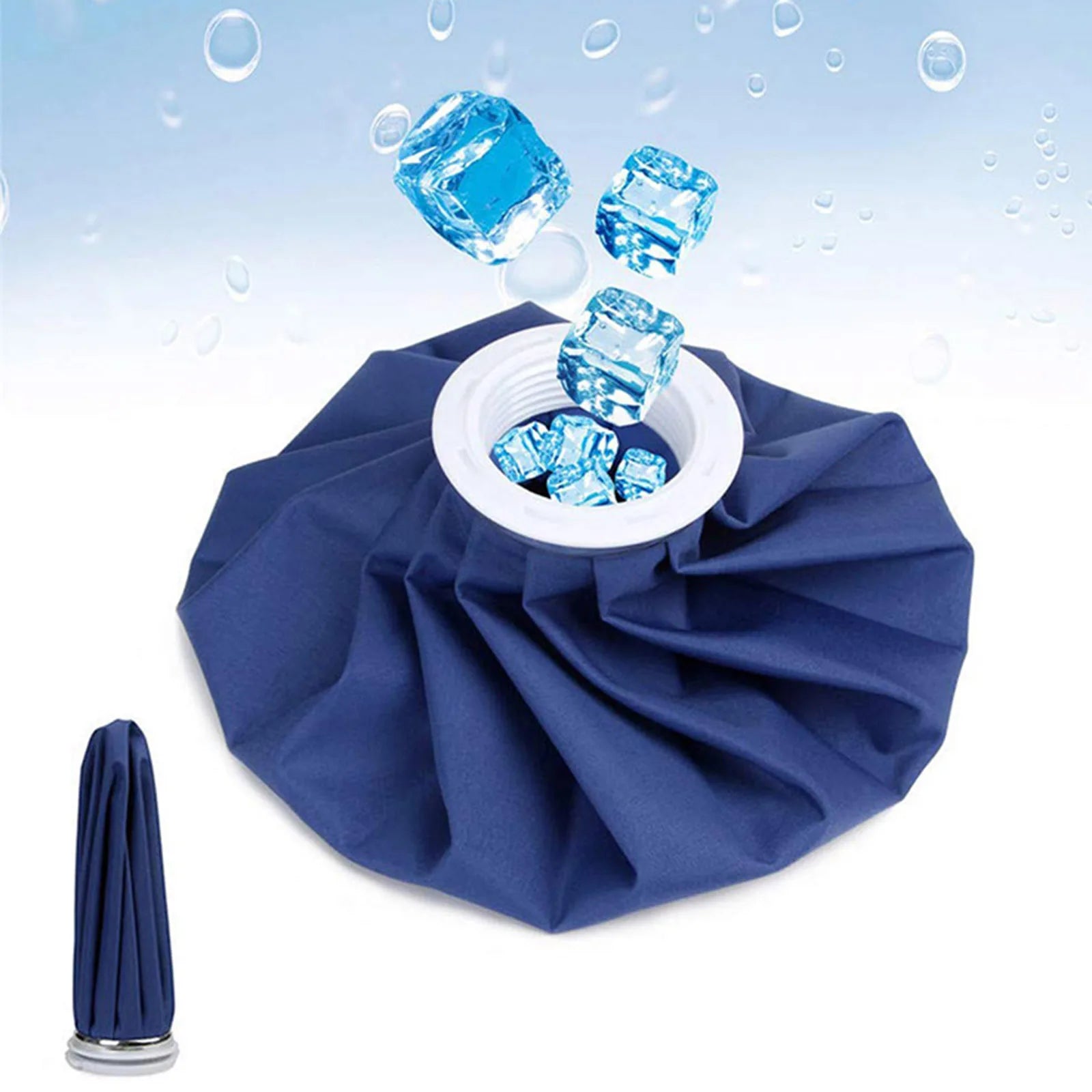 3-Pack Reusable Ice Bags with Flexible Wrap