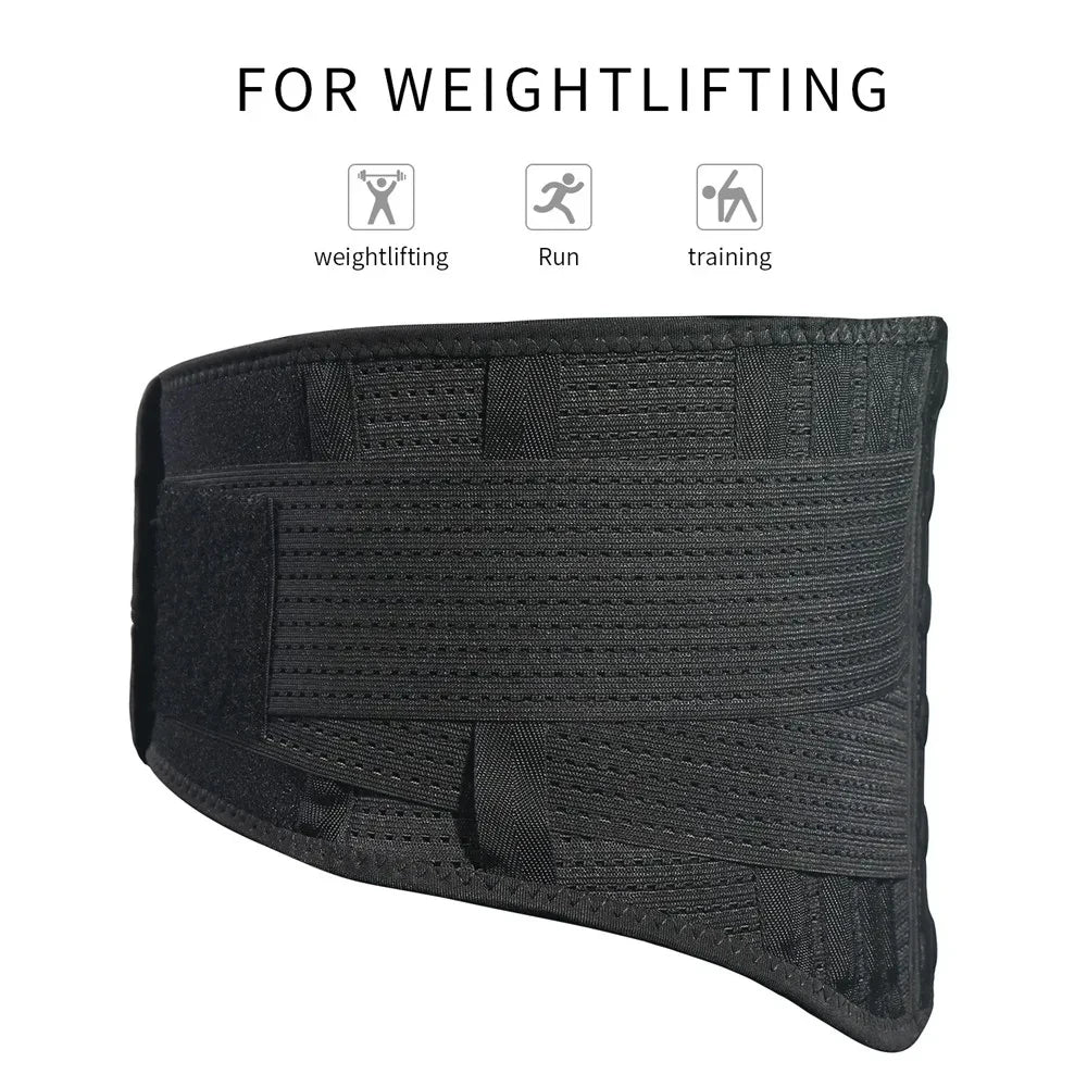 Adjustable Lumbar Support Belt for Back Pain & Fitness - Unisex Brace