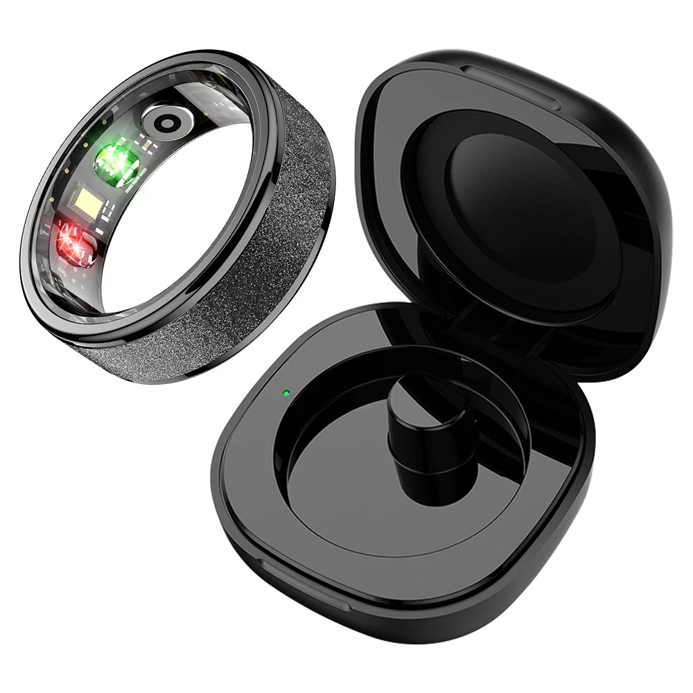 COLMI R10 Smart Ring – Health & Sleep Monitor, Waterproof, Multi-Sport Mode with Charging Case