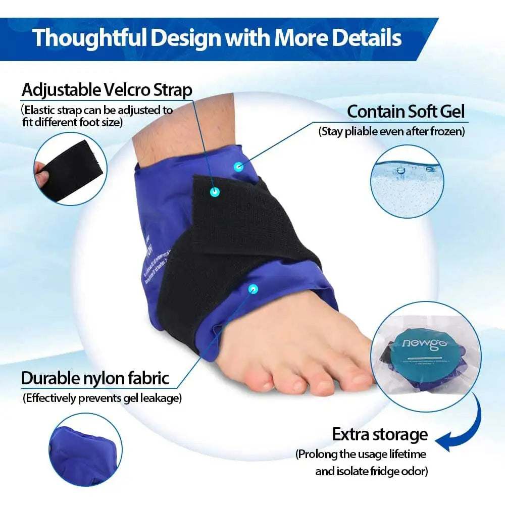 Ankle Ice Pack Wrap