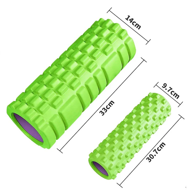 33cm Foam Yoga Roller - Muscle Massage, Back Relief