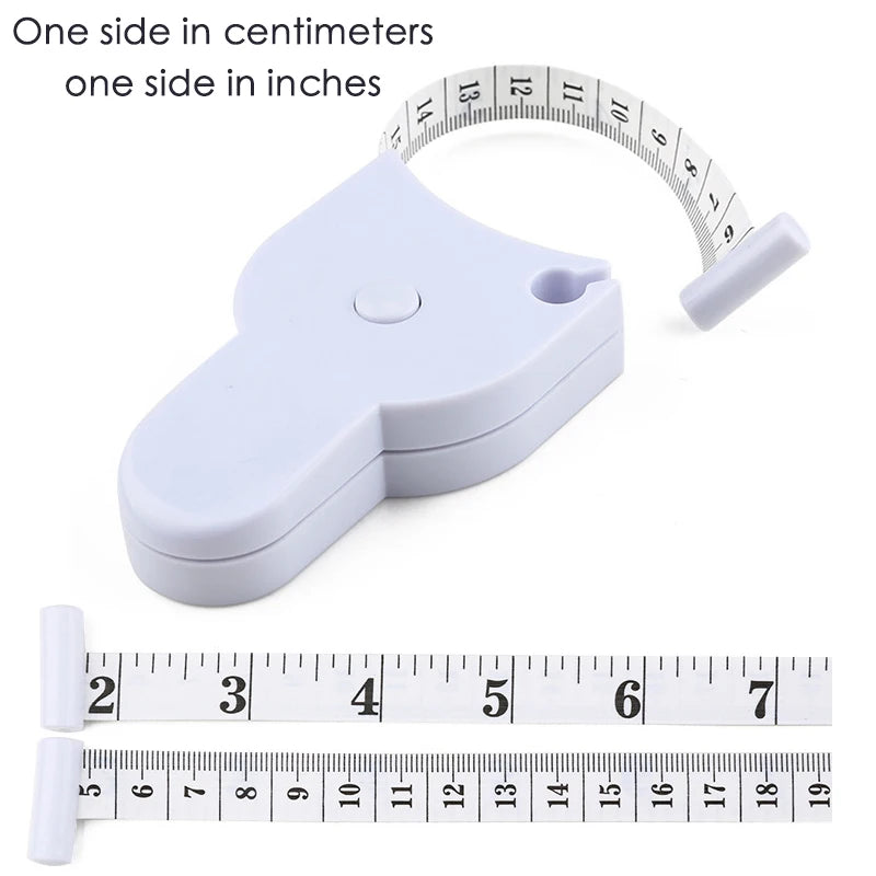 Self-Tightening 150cm Body Measuring Tape for Tailoring & Fitness