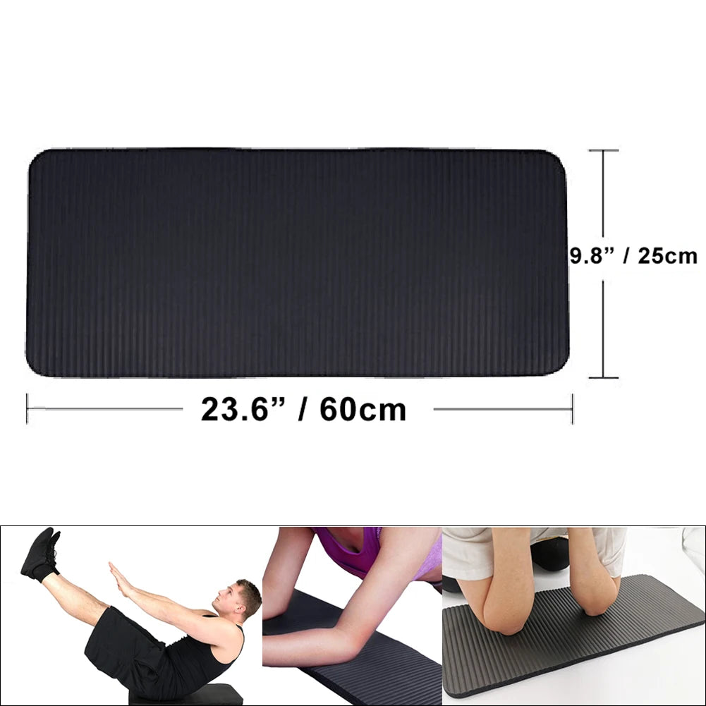 1.5cm Extra-Thick Non-Slip Yoga Knee Pad – Foam Cushion for Pilates, Fitness, & Gym Workouts