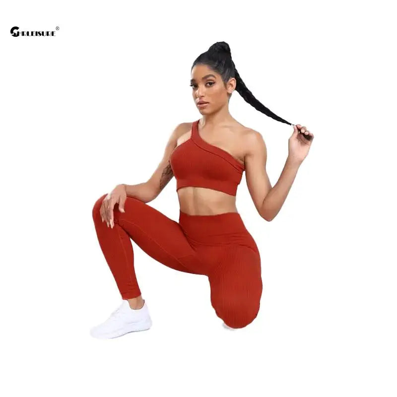 Seamless Workout Leggings Set for Women