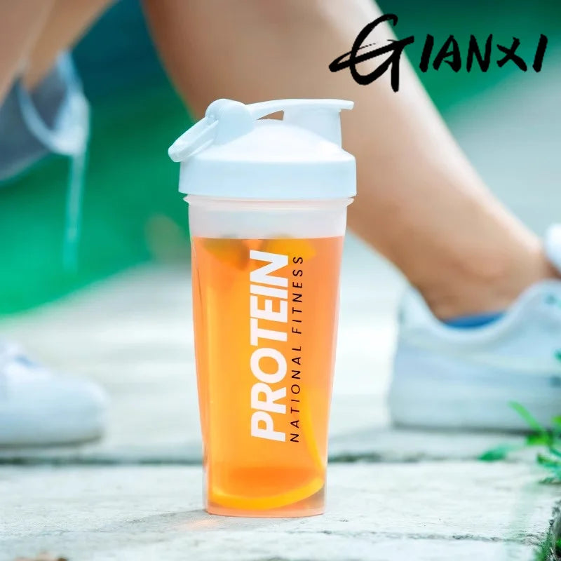 Portable Leak-Proof Shaker Bottle for Gym & Sports – Protein Powder Mixing Cup