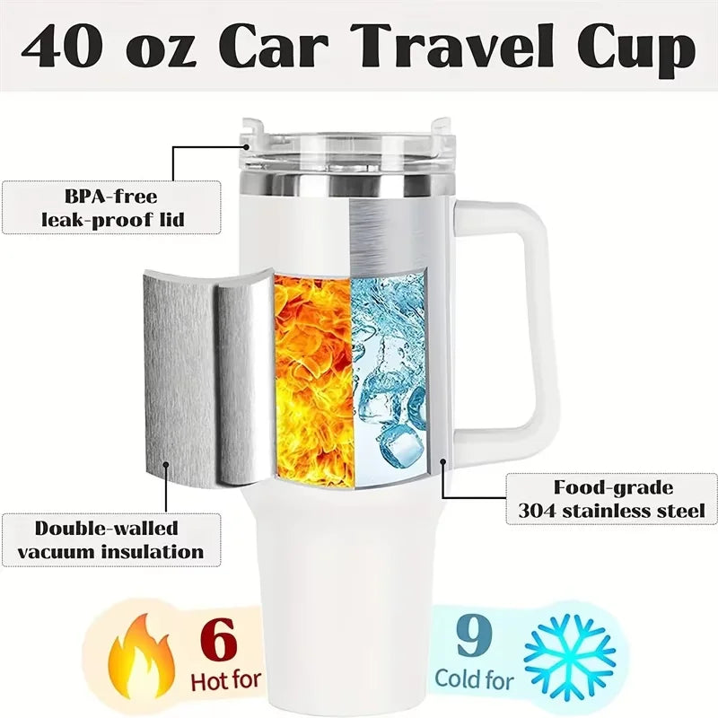 Tumbler Vacuum Insulated Thermos With Handle