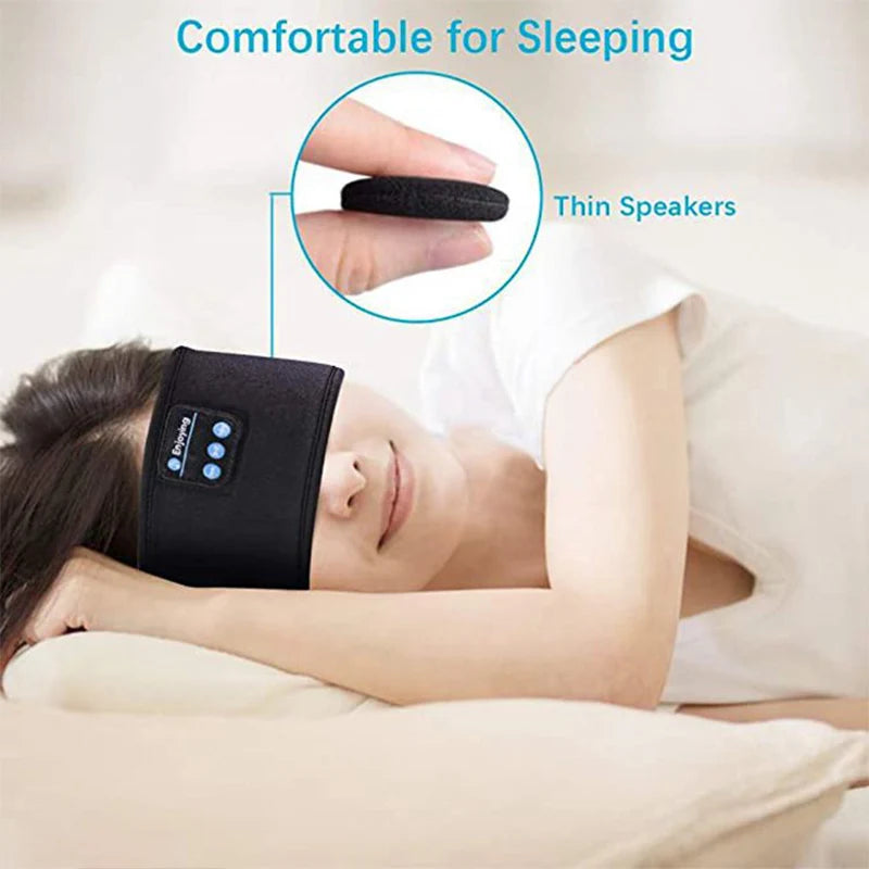 Wireless Bluetooth Headband Earphones with Music & Eye Mask for Sports & Sleep