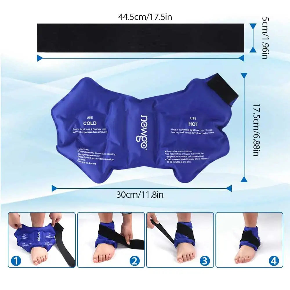 Ankle Ice Pack Wrap