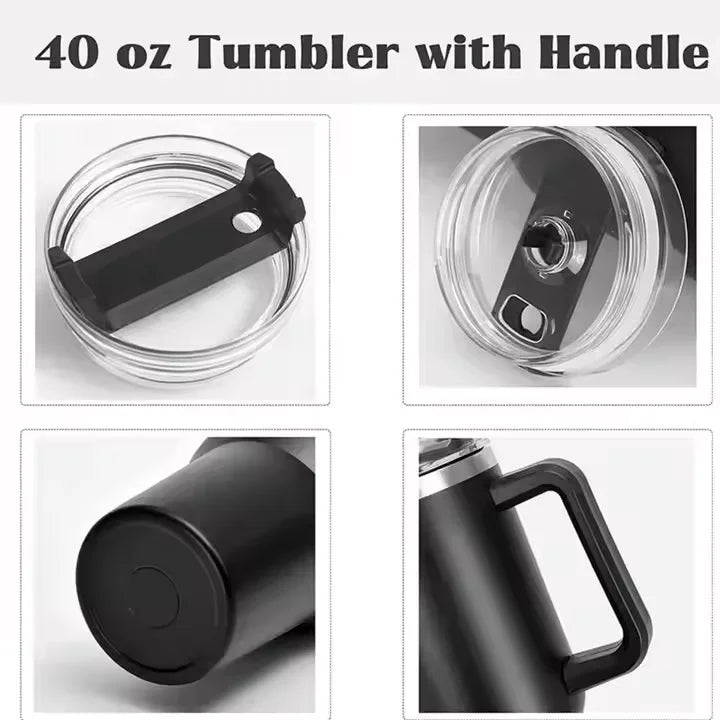 Tumbler Vacuum Insulated Thermos With Handle