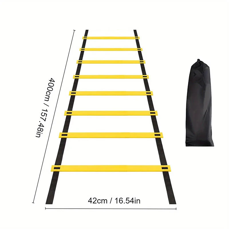 Agility Ladder with Nylon Straps – Speed, Flexibility & Sports Training Gear