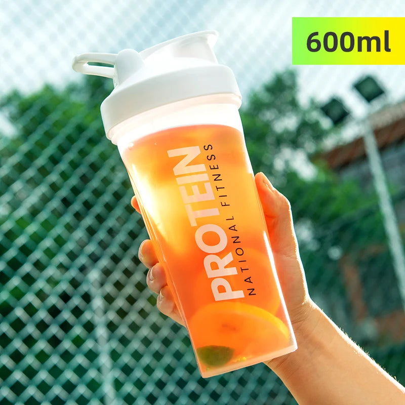 Portable Leak-Proof Shaker Bottle for Gym & Sports – Protein Powder Mixing Cup