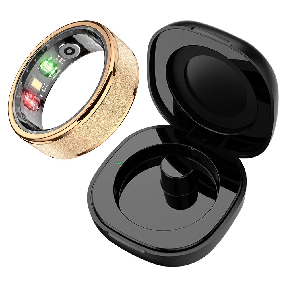 COLMI R10 Smart Ring – Health & Sleep Monitor, Waterproof, Multi-Sport Mode with Charging Case