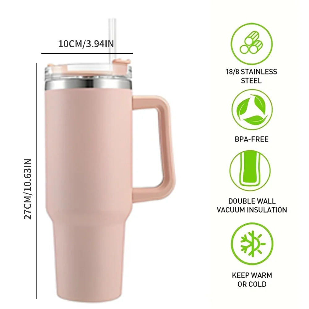 Tumbler Vacuum Insulated Thermos With Handle