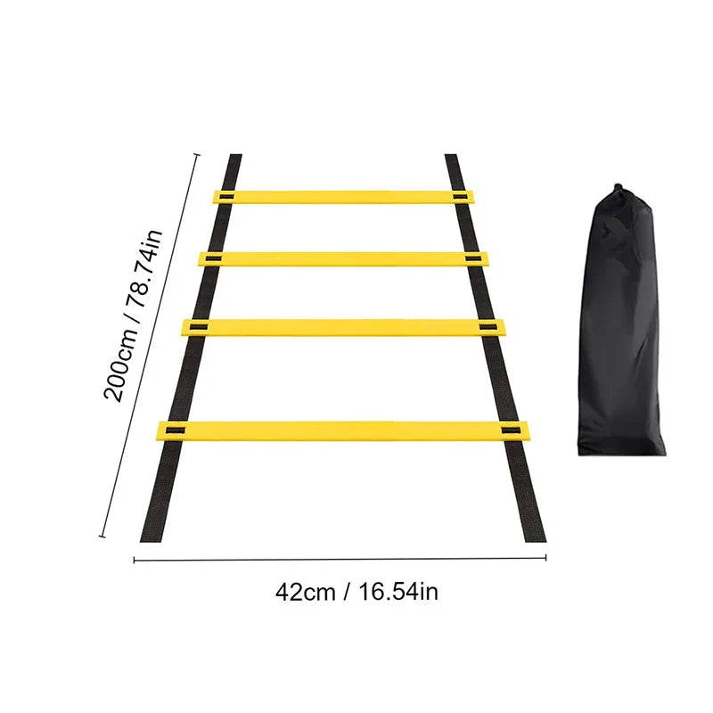 Agility Ladder with Nylon Straps – Speed, Flexibility & Sports Training Gear