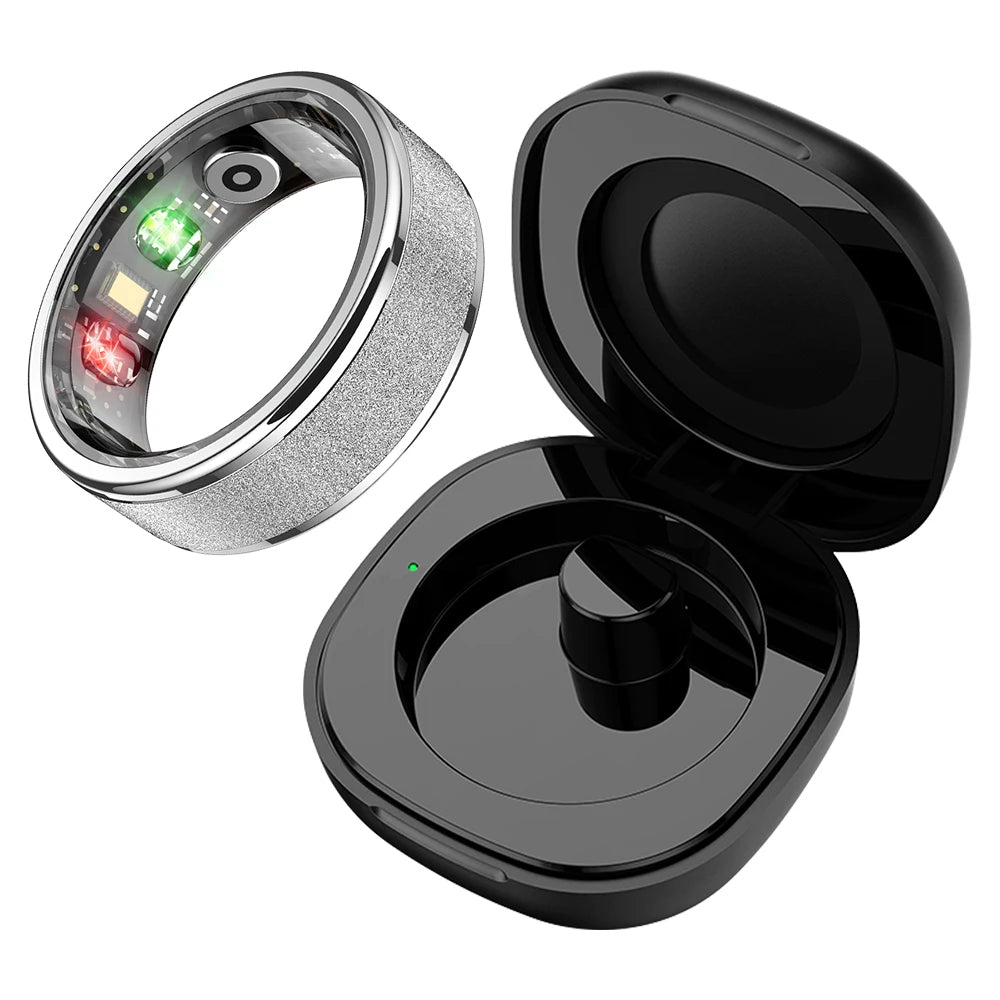 COLMI R10 Smart Ring – Health & Sleep Monitor, Waterproof, Multi-Sport Mode with Charging Case