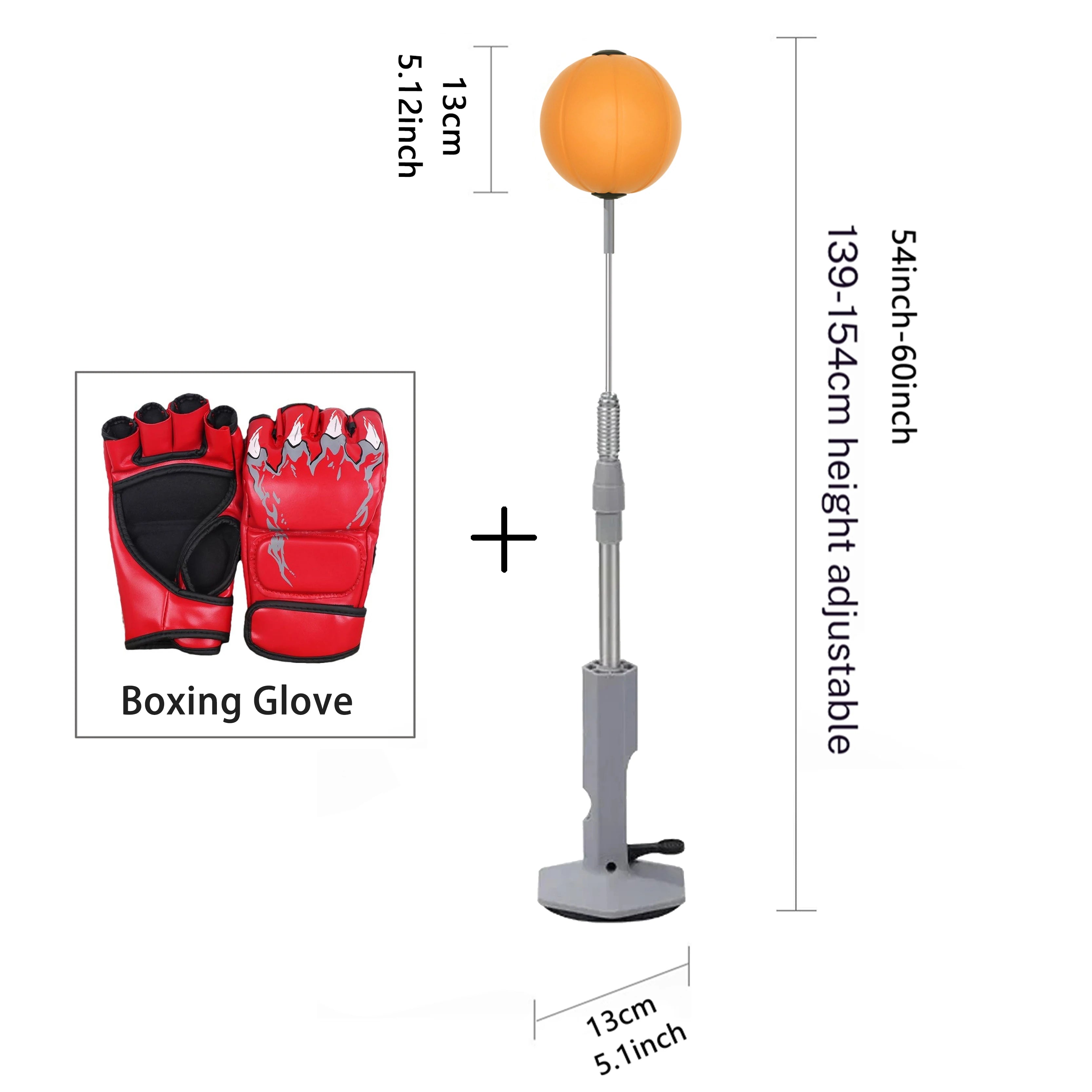 Vertical Boxing Speed Ball – Reflex Target for Punching & Kickboxing Training