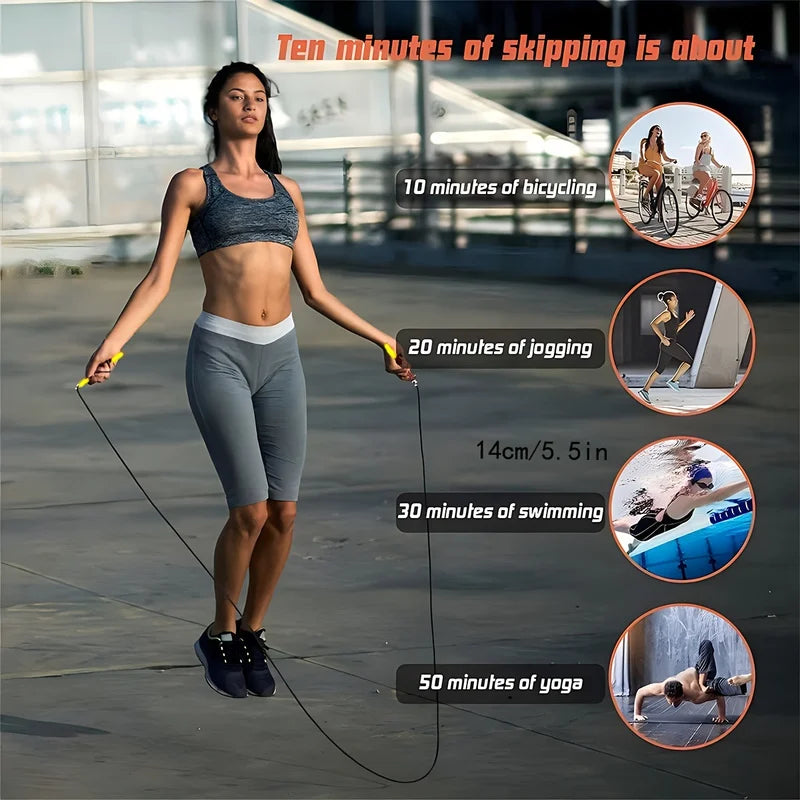 Professional Fitness Jump Rope with Swivel