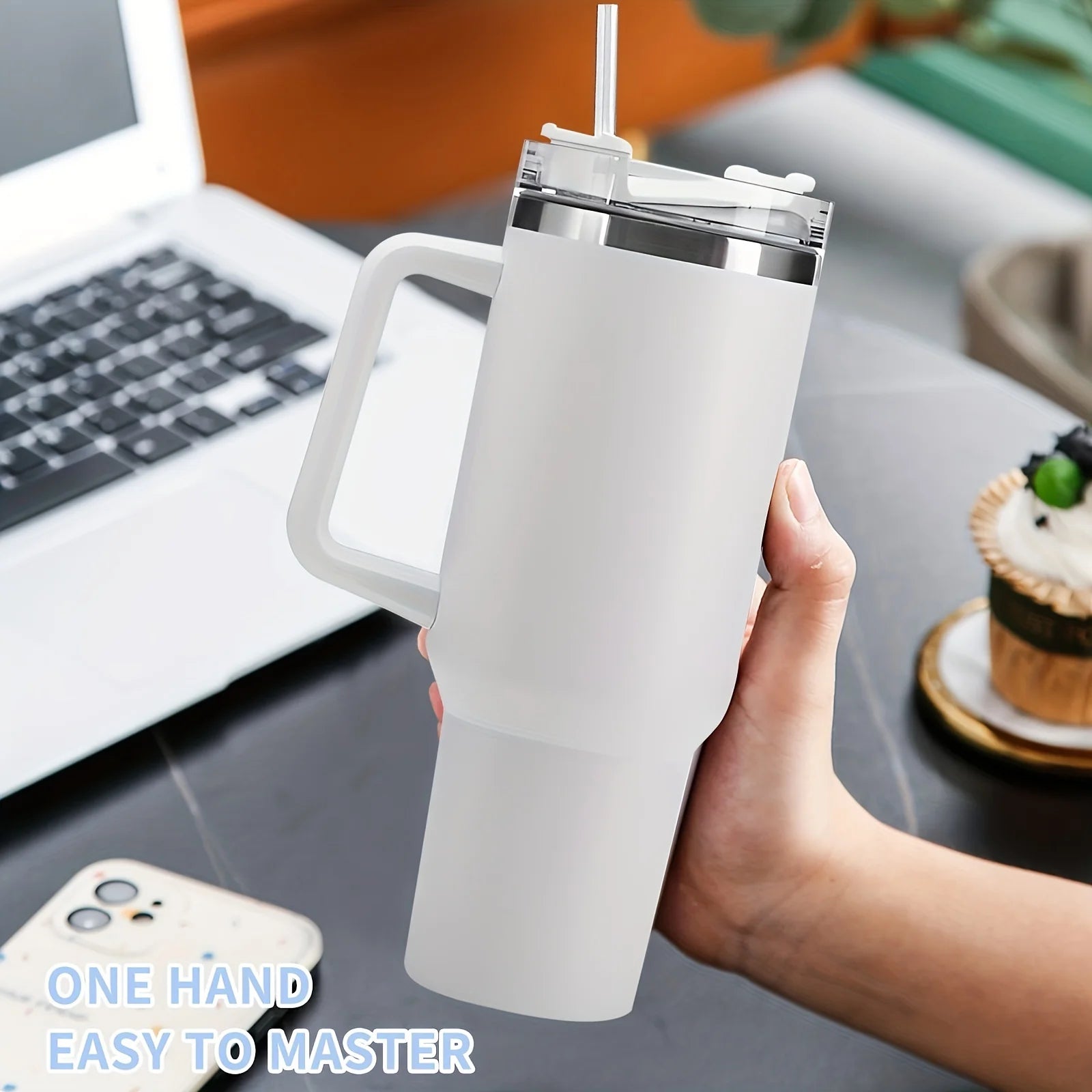 Tumbler Vacuum Insulated Thermos With Handle