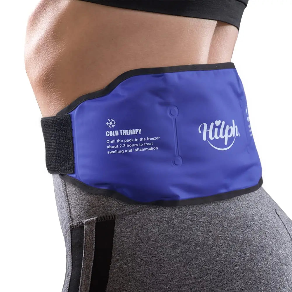 Lower Back Ice Pack - Hot & Cold Therapy, Reusable Compress for Pain Relief & Support