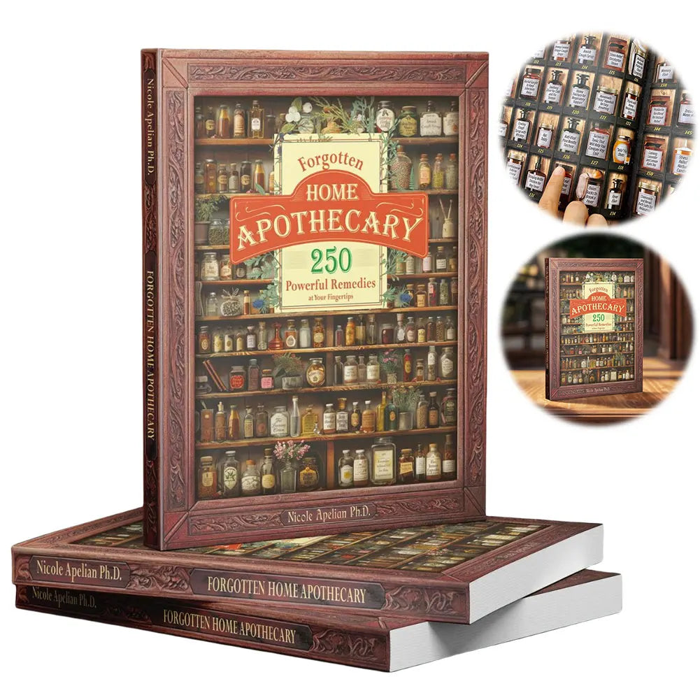 Forgotten Home Apothecary – 250 Powerful Remedies at Your Fingertips | The Home Doctor Book for Everyday Family Wellness