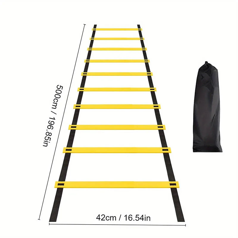 Agility Ladder with Nylon Straps – Speed, Flexibility & Sports Training Gear