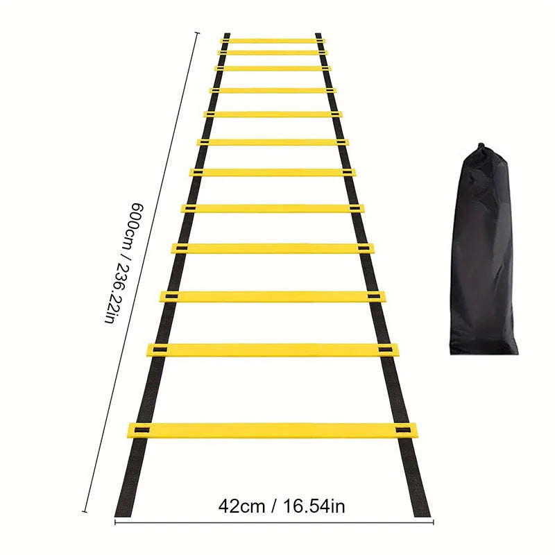 Agility Ladder with Nylon Straps – Speed, Flexibility & Sports Training Gear